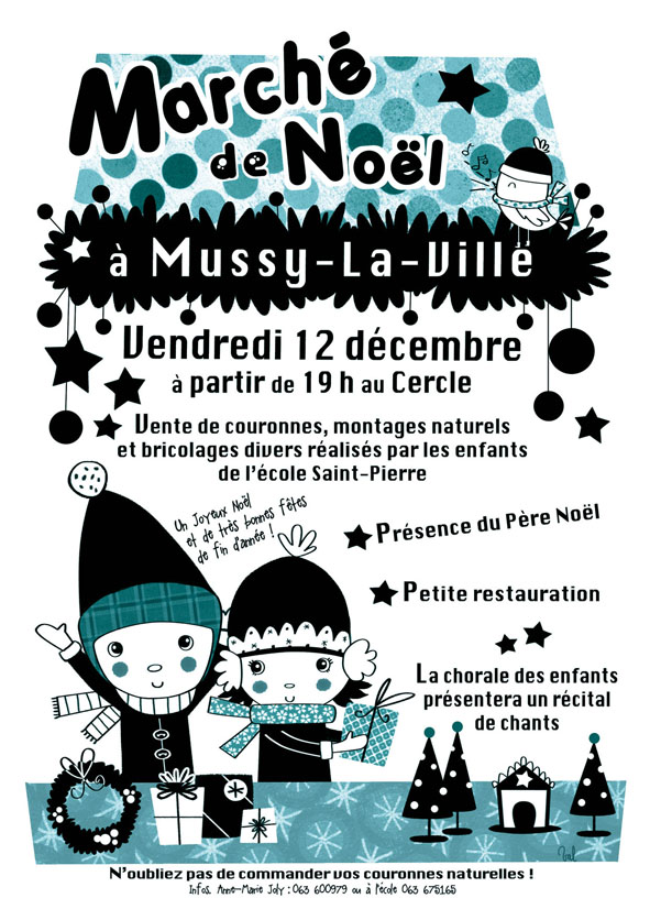 Marché de Noel à l'école Saint Pierre de Mussy-la-Ville