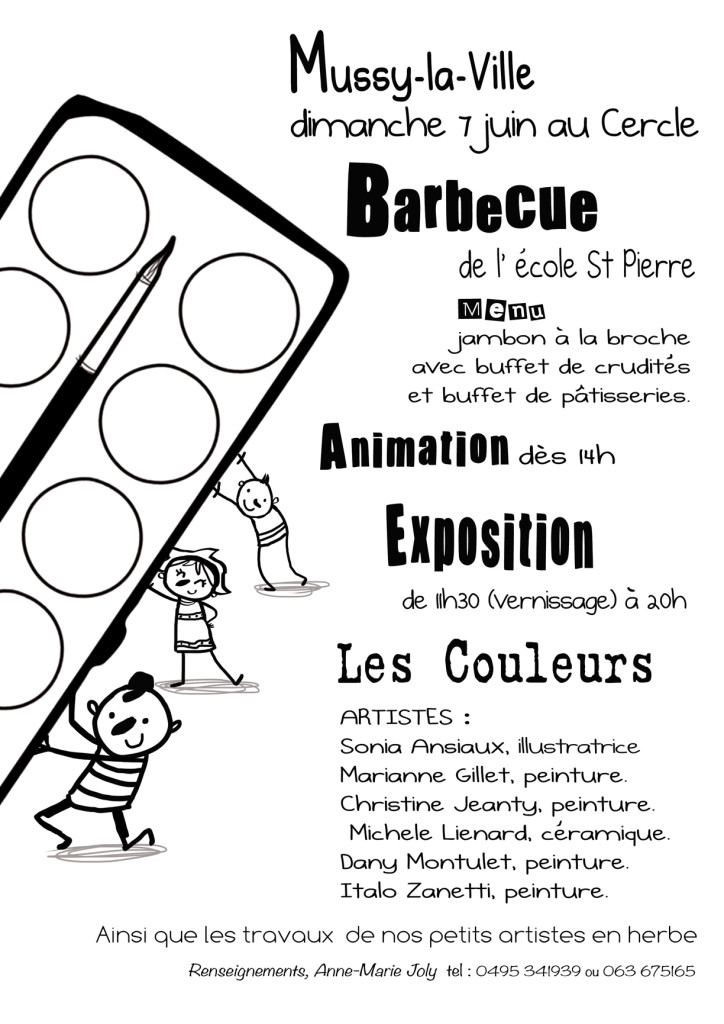 Barbecue annuel 2015 de l’Ecole Saint-Pierre à Mussy-la-Ville